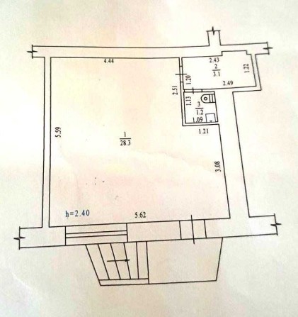 Помещение 33 м2, р-н Конкорда - фото 1