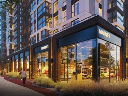 Комерційне приміщення на 1 поверсі, ЖК SCANDINAVIA, Центр міста 75 м2 Чернигов