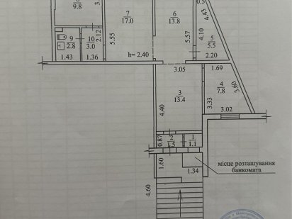 Готовий бізнез .  Продаж комерційноі нерухомості 76кв.м Дніпро