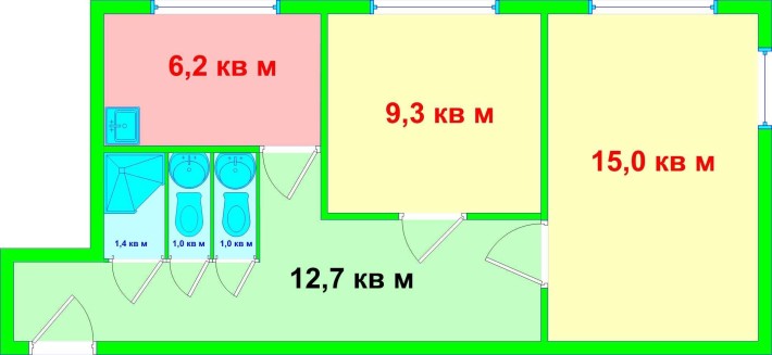 2К 46 м2 1/5 діючий робочий бізнес Метро Нивки Перемоги Шевченківський - фото 1