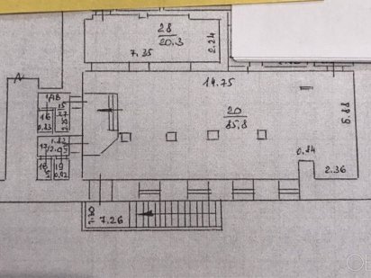 Аренда помещения 130м2 в центре города. Кропивницкий