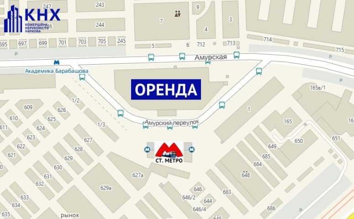 ТЦ Барабашова. Оренда магазину 1400 кв.м. біля метро - фото 1