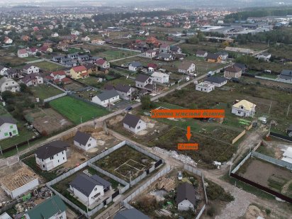 Боярка - Тарасівка Продаж кутової ділянки 7,5 соток, чудове місце