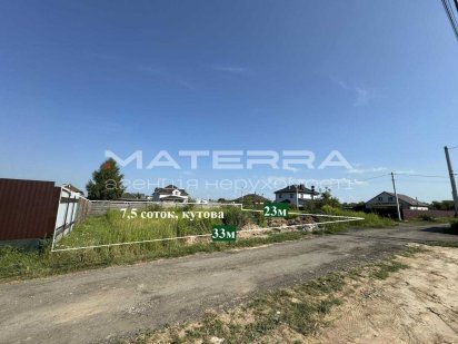 Тарасівка-Нове | Продаж кутової земельної ділянки, 7,5 соток