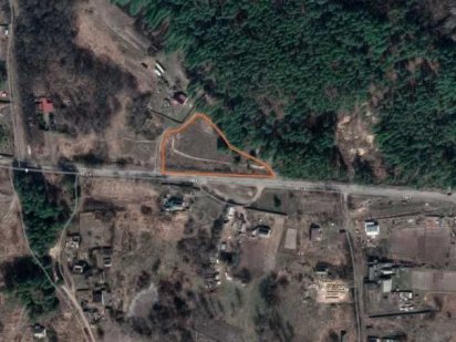 Продам земельну ділянку 43сот м Васильків, с Заріччя!