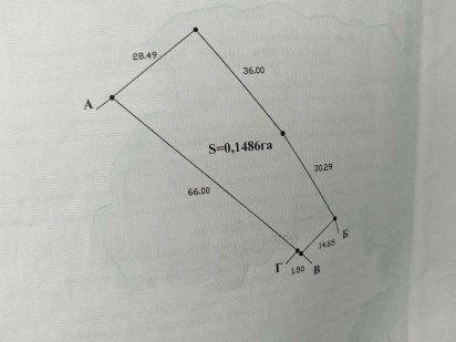 Продається земельна ділянка  с. Довжок район  мін вод, 15 соток. Кам'янець-Подільський