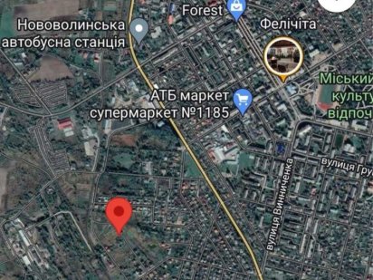 Продам земельну ділянку 10 сот. в місті Нововолинськ