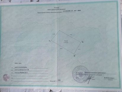 Земельна ділянка 20 сот.с.Знаменівка Самар