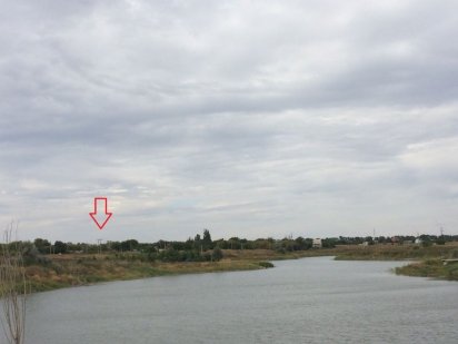 Участок с.Новоскотоватое 47соток с выходом к озеру 18 км до Днепра Самар