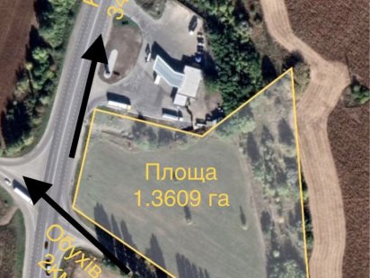 Продам земельну ділянку комерційного призначення. м.Обухів Обухів