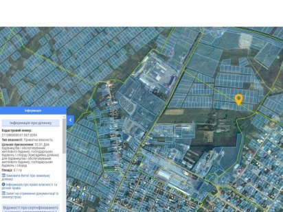 Земельна ділянка 10 соток, під житлову забудову (район Барви) Хуст