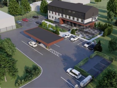 Азс , земельна ділянка під заправку орієнтовна площа 0.3га Шептицкий