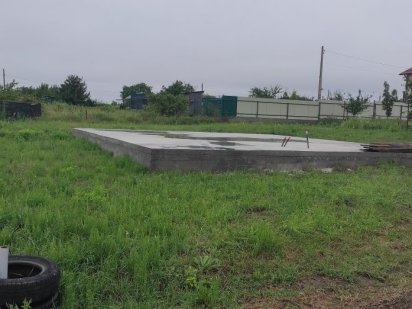 Ділянка з фундаментом.Книжківці. Хмельницький