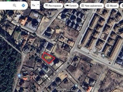 Ділянка під забудову, кутова, р-н "Сади".