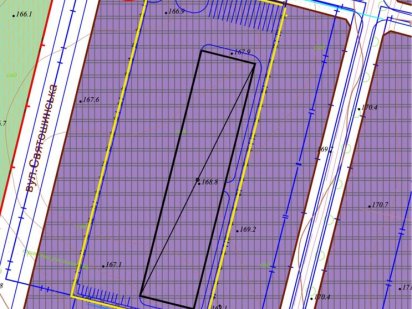 1 га - Промка (11.02) Широкий фасад + кутова Вишневе
