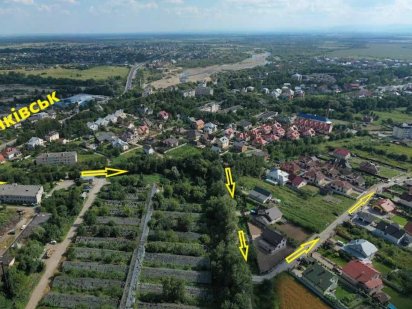 Продається ділянка 7 сотих. Місто. Газ. Світло. Вода. Огорожа. Асфальт Ивано-Франковск