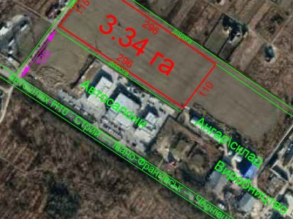 Ділянка 3 га під комерцію, склади, виробництво Івано-Франківськ Івано-Франківськ