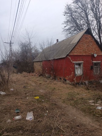 Земельна ділянка з широким фасадом і невеликим будинком  ближ. Рибці - фото 1