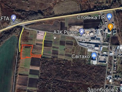 Земельна ділянка комерційного призначення 1гектар 34 сот Рівне