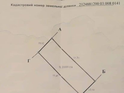 Продається зем.участок під будівництво Ужгород