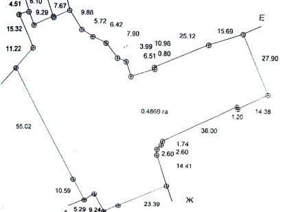 №:21530 - Ділянка 0.50 Га під будівництво багатоповерх. будинку, центр Житомир