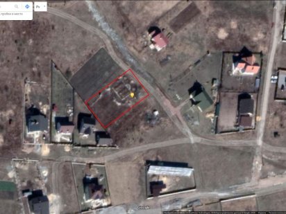 Продам участок с фундаментом, колодцем, вагончиком, бутом и песком. Житомир