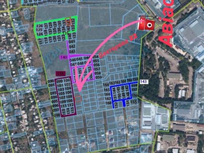 Царское село, продам участок, среди домов, район Авиас Дніпро