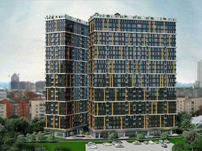 Земля 44сот, вул Западинська 13, під будівництво ЖК на 47500м2(проект)