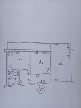 Продам 2-к квартиру в м.Боярка. Мала вартість комунальних послуг - фото 1