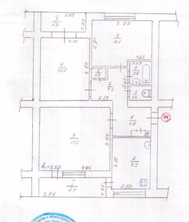 3-х комнатная квартира - фото 1