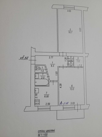 Продаж двокімнатної квартири м.Умань.Від власника - фото 1