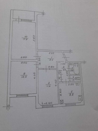 Продається 3 кімнатна квартира у м. Фастів - фото 1