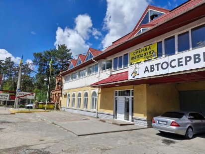 ОРЕНДА БУЧА. Приміщення під СТО 80м2. Фасад Варшавська траса. Буча