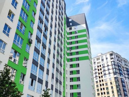 Ірпінь.Фасад ЖК СІТІ ПАРК 2. Ірпінь