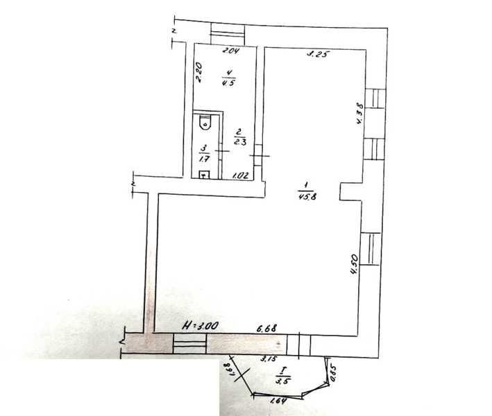 №:21704 - Магазин 60 кв.м. у центрі міста, вул. Театральна - фото 1