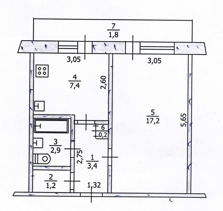 Продам 1-ком. квартиру. (Собственник) Приватизирована - фото 1