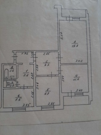 Продается 3х комнатная квартира по улице  Олимпийская ,10а - фото 1