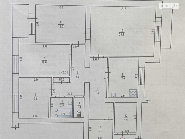 Продаж 4 кімнатної квартири - фото 1