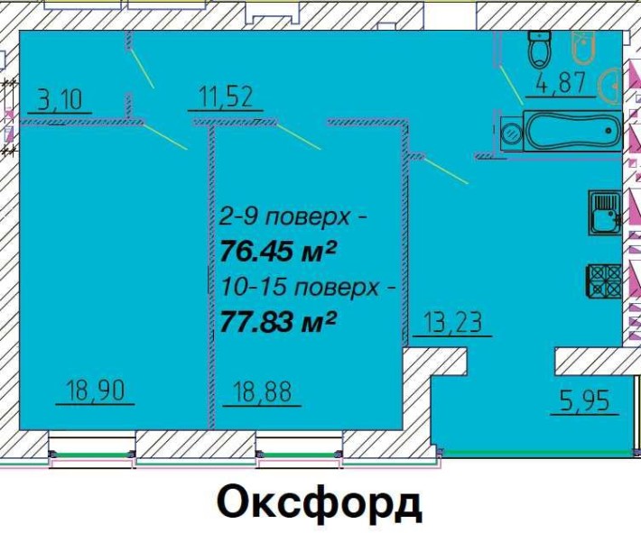 Велика світла квартира в ЖК "Графський". Центр! - фото 1