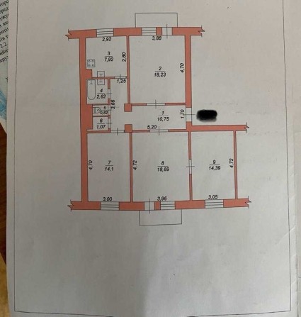 Продаж  великої  4х кімнатної  Сталінки , 3 балкони . Соборна площа . - фото 1