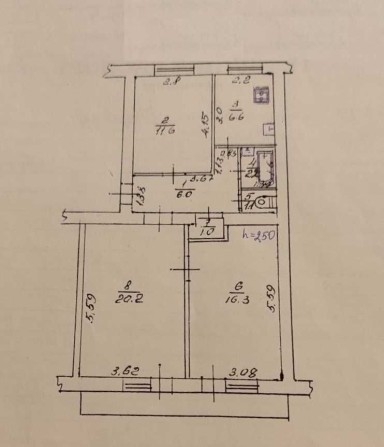 Продаж 3х кмн. квартири в центральній частині м.Дрогобич - фото 1