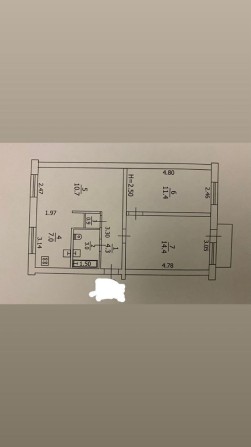 3х комнатная квартира 3/5 эт даманский соцгород - фото 1