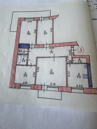 Продам 4-х кімнатну квартиру в місті Лозова - фото 1