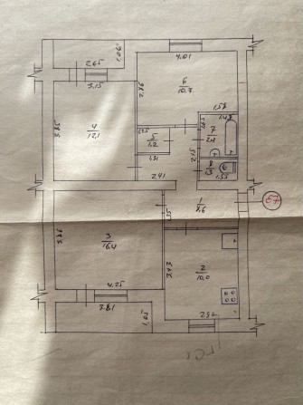 3-х кімнатна квартира, район Богдана - фото 1