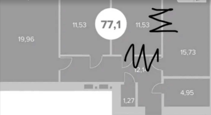 Гаряча пропозиція! Простора квартира 77м2, ціна 725дол/м2, Центр. парк - фото 1