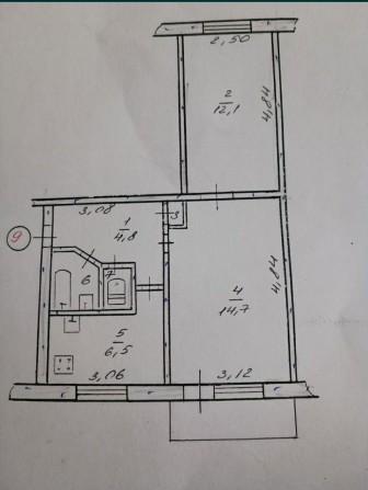 Продам 2х комнатную квартиру с АЭО - фото 1