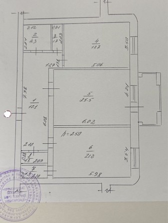 Продаж 2 кімн кв центр, 4/9 цегл будинку - фото 1