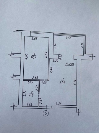 Продаж 1к кв.в Новобудові, вул. Харківська 6 (1 секція) - фото 1