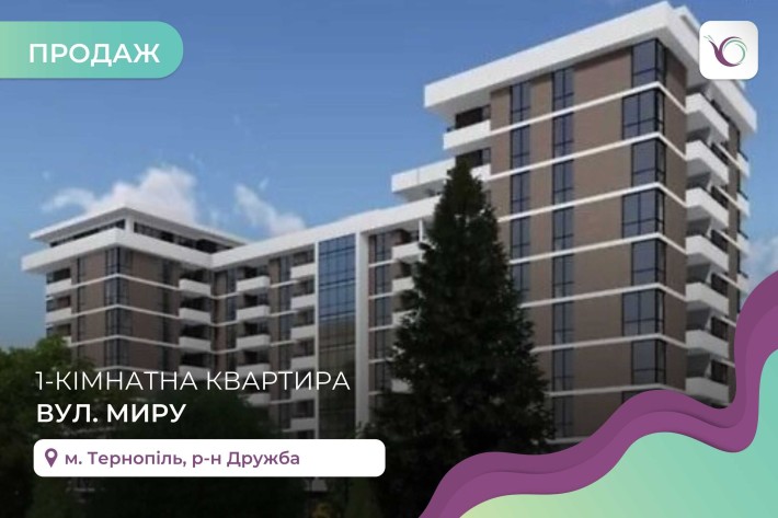 1-к. квартира 50 м2 з лоджією та і/о в р-ні Дружба за вул. Миру - фото 1