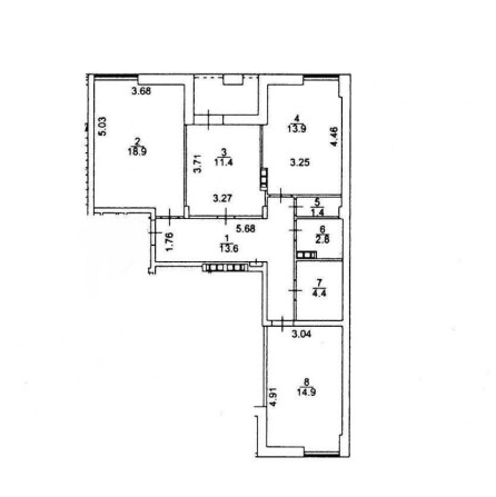 3к квартира Регенераторна 4, Комфорт Таун - фото 1